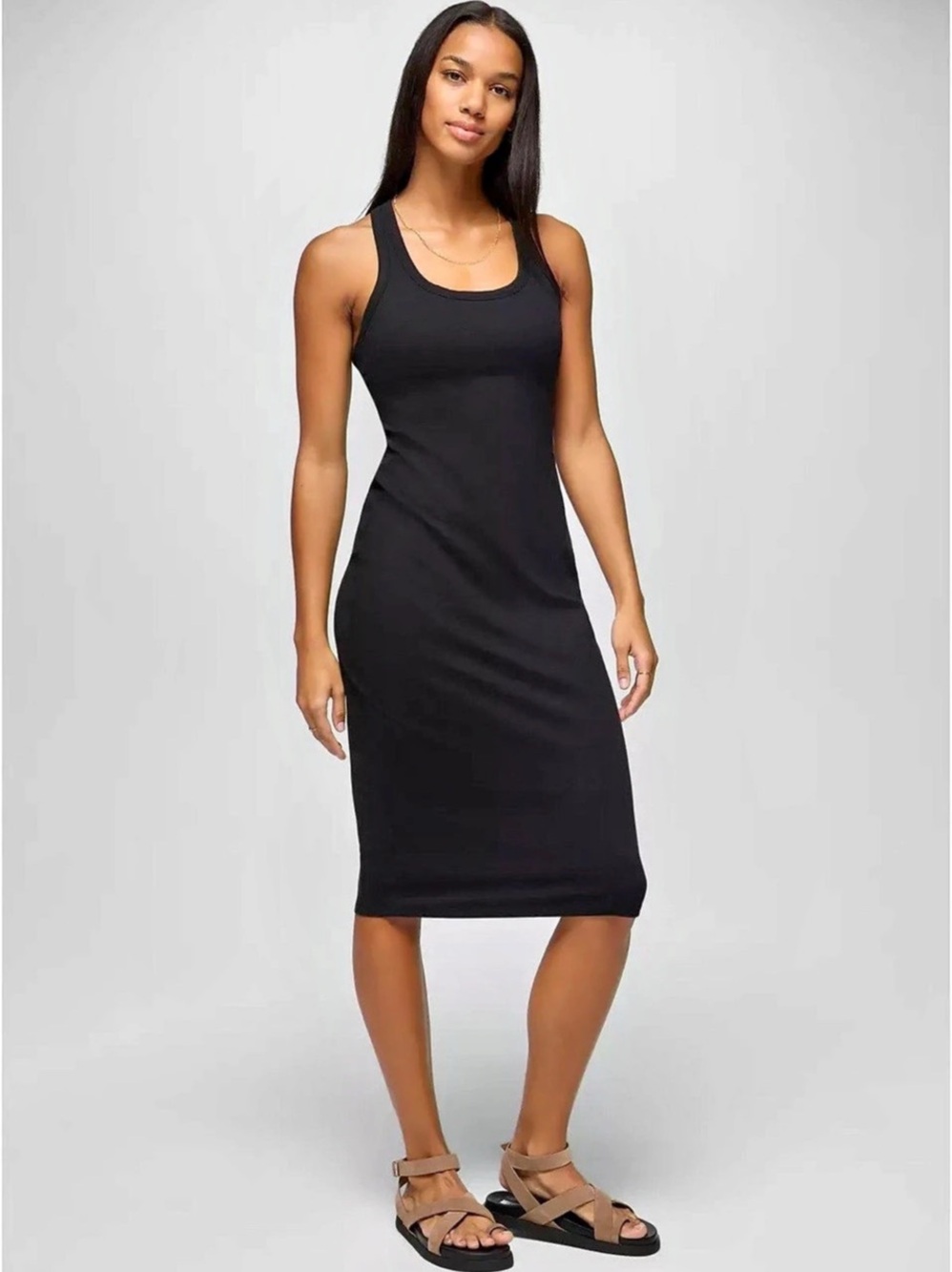 prAna Heavana Racerback Midi Dress Size XS Like New